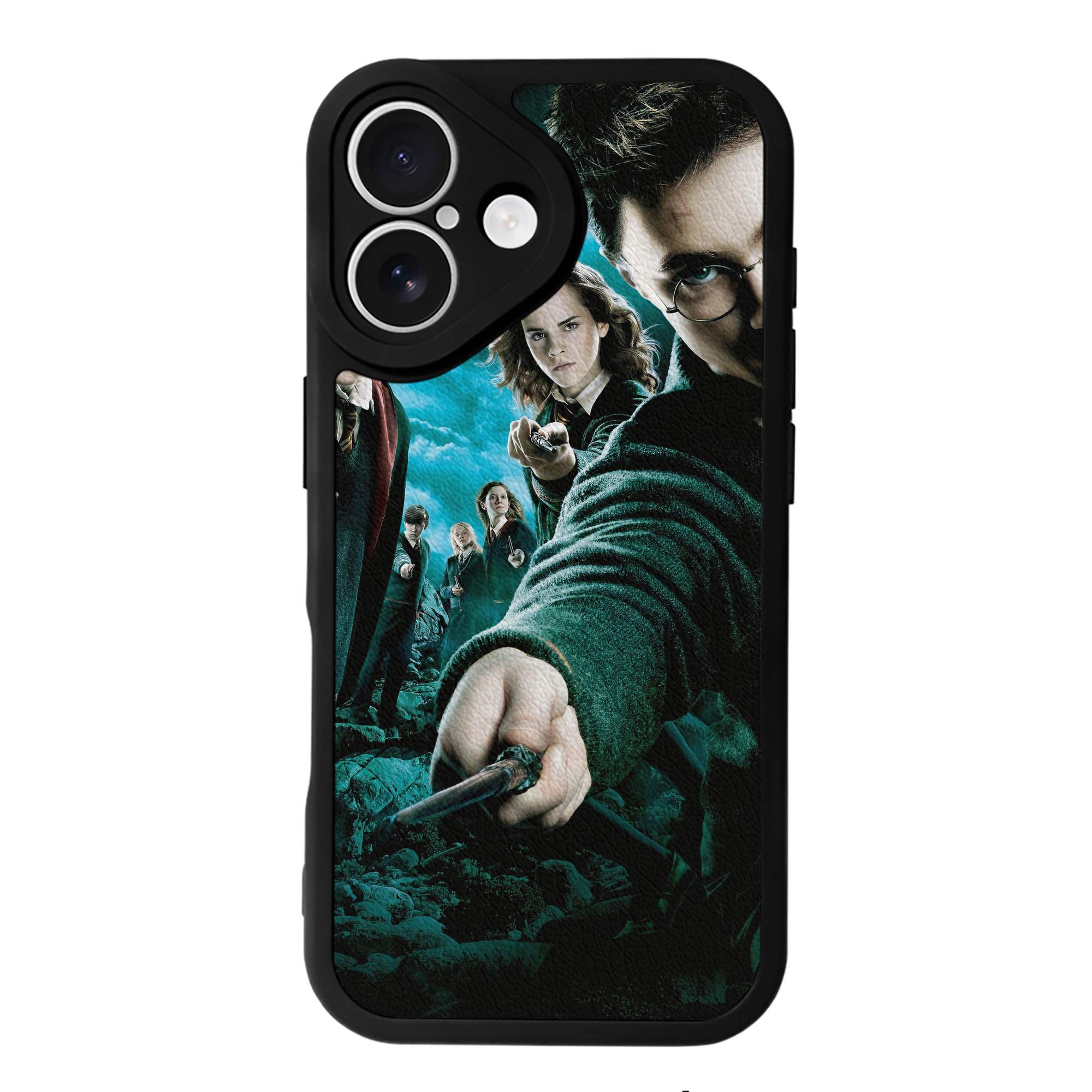 （画像用） Harry Potter ハリー・ポッターシリーズ 【iPhone 16シリーズ対応】シリコンスマホケース（レザー調） 材質：シリコン